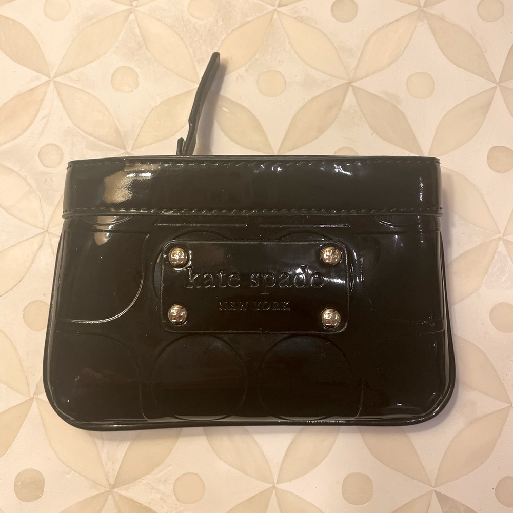 Kate Spade Black Patent Wallet